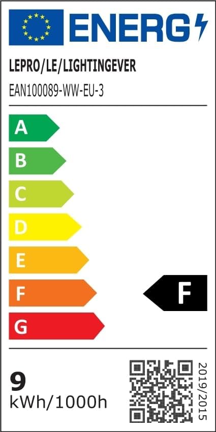 Lepro E27 LED Warmweiss Glühbirne, 8.5 Watt 806 Lumen LED Lampe E27, ersetzt 60W Halogenlampe, A60 Leuchtmittel, 2700 Kelvin Warmweiß, 180° Abstrahlwinkel Energiesparlampe, 3 Stück