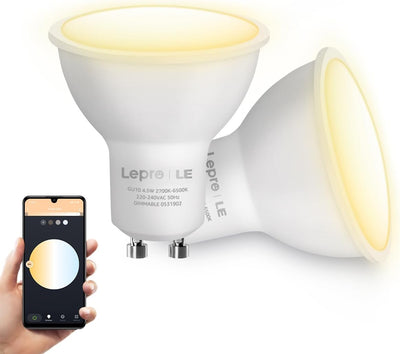 Lepro GU10 LED PAR16 Lampe 4.5WW (410 lm) – A++ (Klassisch), Dimmbar