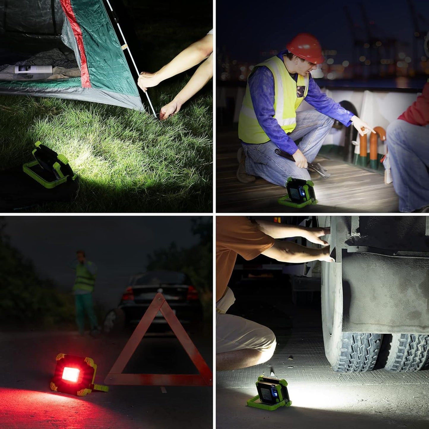 Lepro LED Campinglampe, Tragbares Arbeitsleuchte mit Wiederaufladbarem Integriertem Akku, Camping Lampe 2000 Lumen 20w, Campingleuchte 5 Beleuchtungsmodi, 5200 mAh Powerbank, für den Notfall, Angeln, bei Stromausfälle und mehr