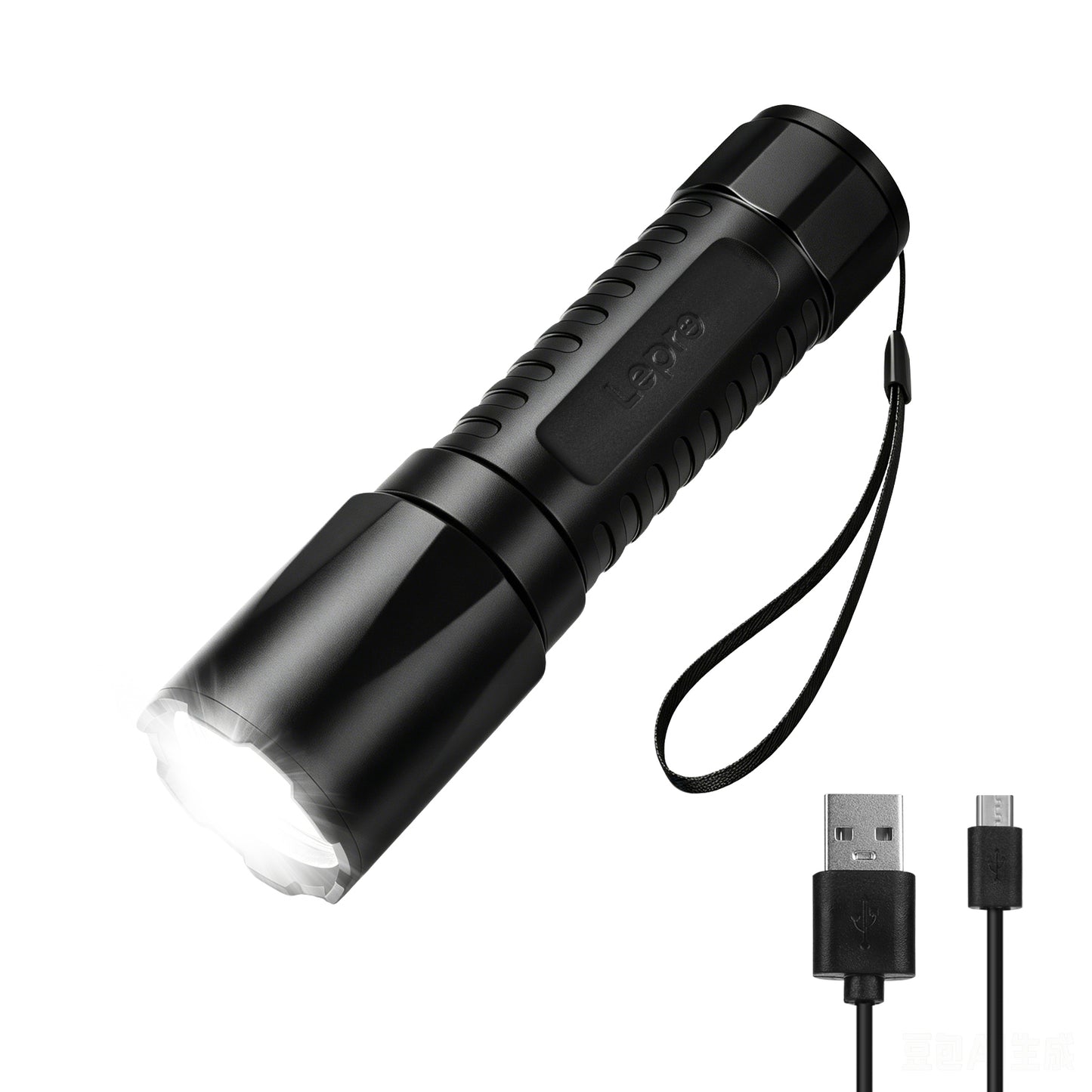 Lepro Taschenlampe LED Aufladbar, 5 Modi mit Speicherfunktion Mini Taschenlampe, Lange Akkulaufzeit, Taschenlampe Kinder IPX4 Wasserdicht für Camping, Outdoor-Aktivitäten und Notfälle [Energieklasse A++]