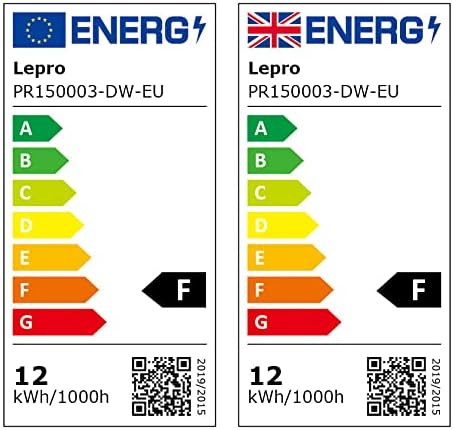 Lepro Deckenlampe 12W, LED Deckenleuchte Bad 950LM Ø26cm 5000K für Badezimmer Flur Küche Wohnzimmer Schlafzimmer Balkon Licht, Rund Kaltweiß Badezimmerlampe, LED Panel Flach Lampe, IP20 Badlampe