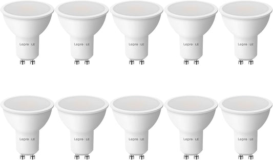 Lepro GU10 LED, 4W 345lm LED Leuchtmittle, 2700K warmweiß Lampen ersetzt 32W Halogenlampen, 100° Strahlwinkel Reflektorlampen, 5 Stück