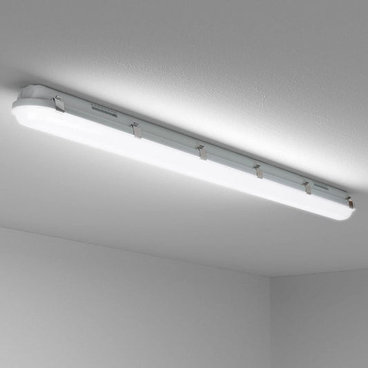 4x LED Feuchtraumleuchte 150cm, 48W 7,200lm Superhell LED Wannenleuchten, LED Feuchtraum Leuchte Neutralweiß 4000K IP65 , Wasserfest Kellerleuchte im Reihenschaltung, Werkstattleuchte, Garage