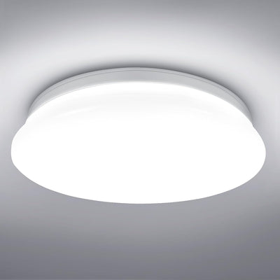 Lepro Deckenlampe 12W, LED Deckenleuchte Bad 950LM Ø26cm 5000K für Badezimmer Flur Küche Wohnzimmer Schlafzimmer Balkon Licht, Rund Kaltweiß Badezimmerlampe, LED Panel Flach Lampe, IP20 Badlampe