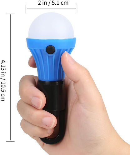 Lepro Campinglampe, Tragbare Zeltlampe, LED Camping Laterne, Camping Licht, Glühbirne Set-Notlicht 4 Stück für Camping Abenteuer Angeln Garage Notfall Stromausfall, 12 AAA Batterien enthalten