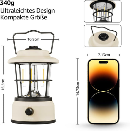 Lepro USB LED Campinglampe Weiß