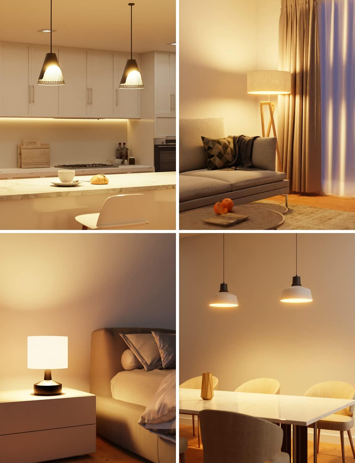 Lepro E27 LED Warmweiss Glühbirne, 8.5 Watt 806 Lumen LED Lampe E27, ersetzt 60W Halogenlampe, A60 Leuchtmittel, 2700 Kelvin Warmweiß, 160° Abstrahlwinkel Energiesparlampe, 12 Stück