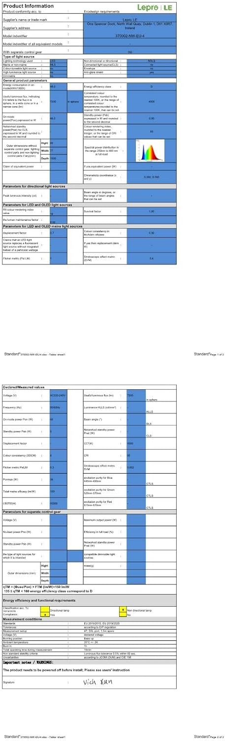 4x LED Feuchtraumleuchte 150cm, 48W 7,200lm Superhell LED Wannenleuchten, LED Feuchtraum Leuchte Neutralweiß 4000K IP65 , Wasserfest Kellerleuchte im Reihenschaltung, Werkstattleuchte, Garage