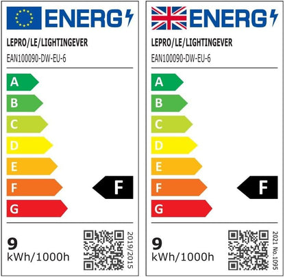 Lepro E27 LED Kaltweiss Glühbirne, 8.5 Watt 806 Lumen LED Lampe E27, ersetzt 60W Birne, A60 Leuchtmittel, 6500 Kelvin Kaltweiß LED Glühlampen, 160° Abstrahlwinkel Energiesparlampe, 6 Stück