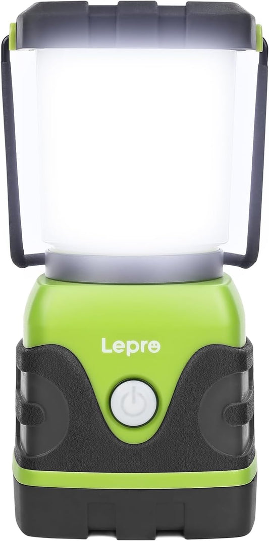 Lepro LED Campinglampe Batteriebetrieben, Ultra Hell 1500 Lumen, 4 Modi & Dimmbar Camping licht, Notfallleuchte für Stromausfällen, Wandern, Notfall, Ausfälle und so weiter