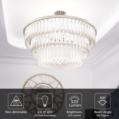 Lepro 2.6W G9 LED Lampe 320 Lumen, Kein Flackern, 6000k kaltweiß G9 LED Leuchtmittel Ersatz 30W G9 Halogenlampe, 300° Abstrahlwinkel, nicht dimmbar 5er Pack
