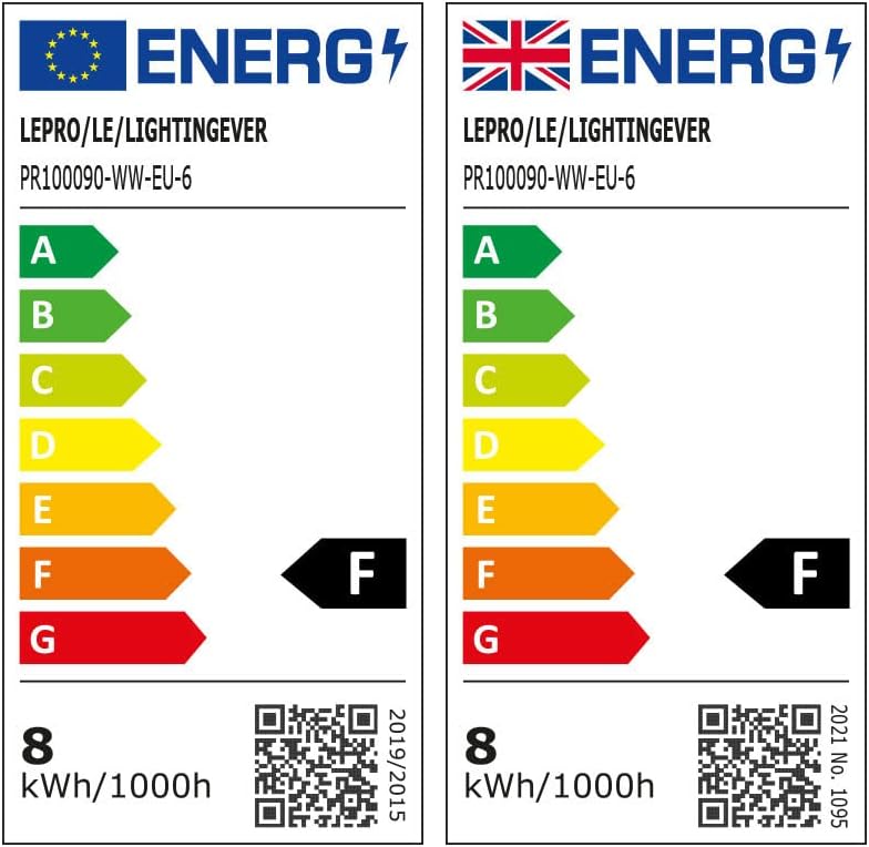 Lepro E27 LED Warmweiss Gl¨¹hbirne, 7.5 Watt ersetzt 60W Halogenlampe, 750 Lumen Birne, A60 LED Lampe, 2700 Kelvin Warmwei?, 200¡ã Abstrahlwinkel Energiesparlampe, 6 St¨¹ck