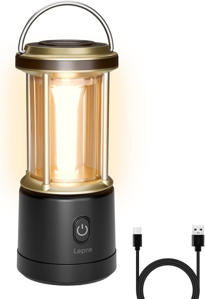 Lepro LED Campinglampe Batterie£¬Black