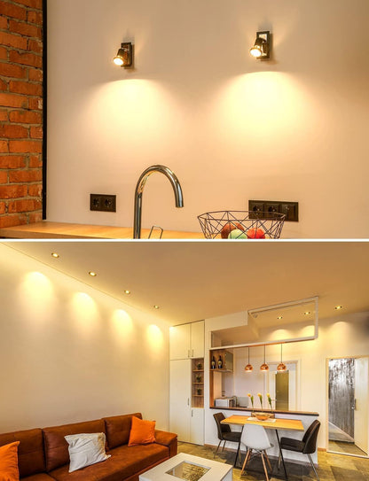 Lepro GU10 LED, 4W 345lm LED Leuchtmittle, 2700K warmweiß Lampen ersetzt 32W Halogenlampen, 100° Strahlwinkel Reflektorlampen, 5 Stück