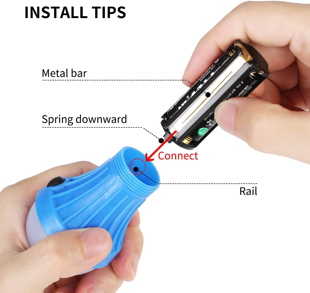 Lepro Campinglampe, Tragbare Zeltlampe, LED Camping Laterne, Camping Licht, Glühbirne Set-Notlicht 4 Stück für Camping Abenteuer Angeln Garage Notfall Stromausfall, 12 AAA Batterien enthalten