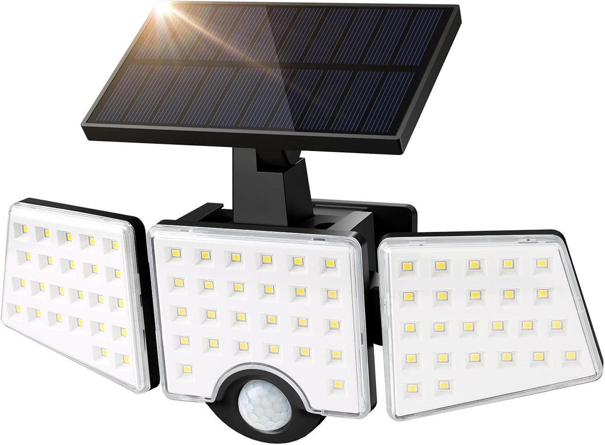 Lepro Solarlampen f¨¹r Au?en mit Bewegungsmelder, 360¡ã Beleuchtungswinkel, 1000 Lumen 6W LED Solarlampen Aussen, IP65 Wasserdicht, 270¡ãDrehbar Solar Au?enleuchte f¨¹r Au?en Garten Balkon Garage