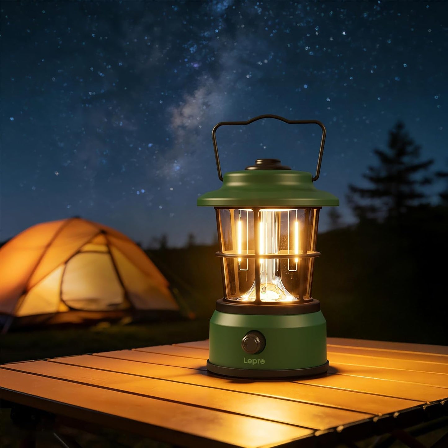 Lepro USB LED Campinglampe Weiß