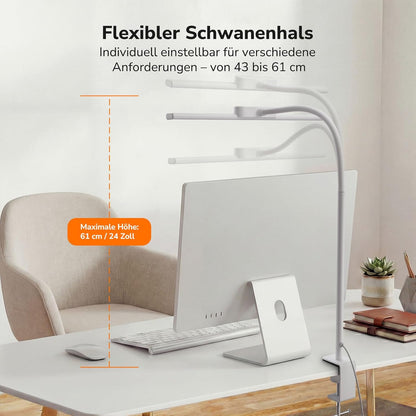 Lepro 11W Schreibtischlampe Dimmbar White
