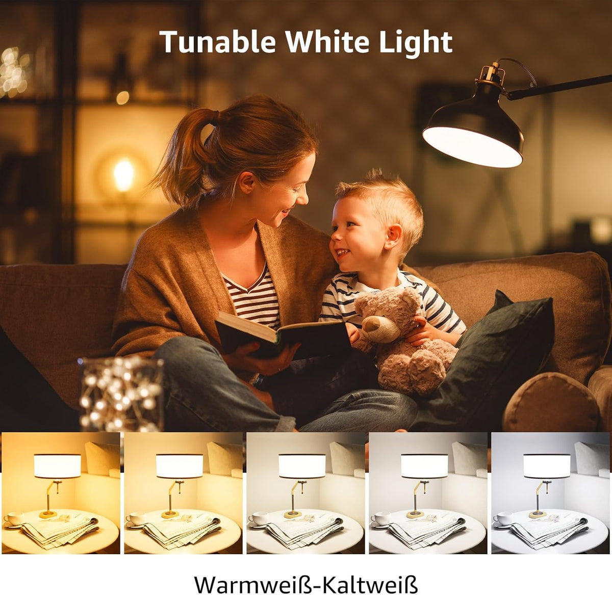Lepro 9W E27 LED Lampe, Bluetooth APP-Steuerung Dimmbar RGBCW Birne, RGB & Warmwei?, 16 Farben, entspricht 60 W, 2700K bis Kaltwei? Kelvin LED Leuchtmittel [Energieklasse F]