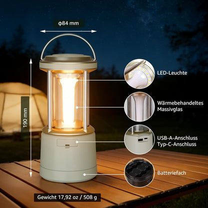 Lepro LED Campinglampe Batterie£¬White