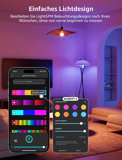 Lepro B1 Smart LED Bulb (A60, 8.5W, 806lm, RGB+CCT)