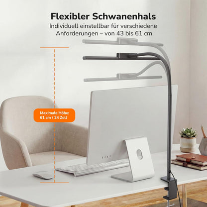 Lepro 11W Schreibtischlampe Dimmbar Grey