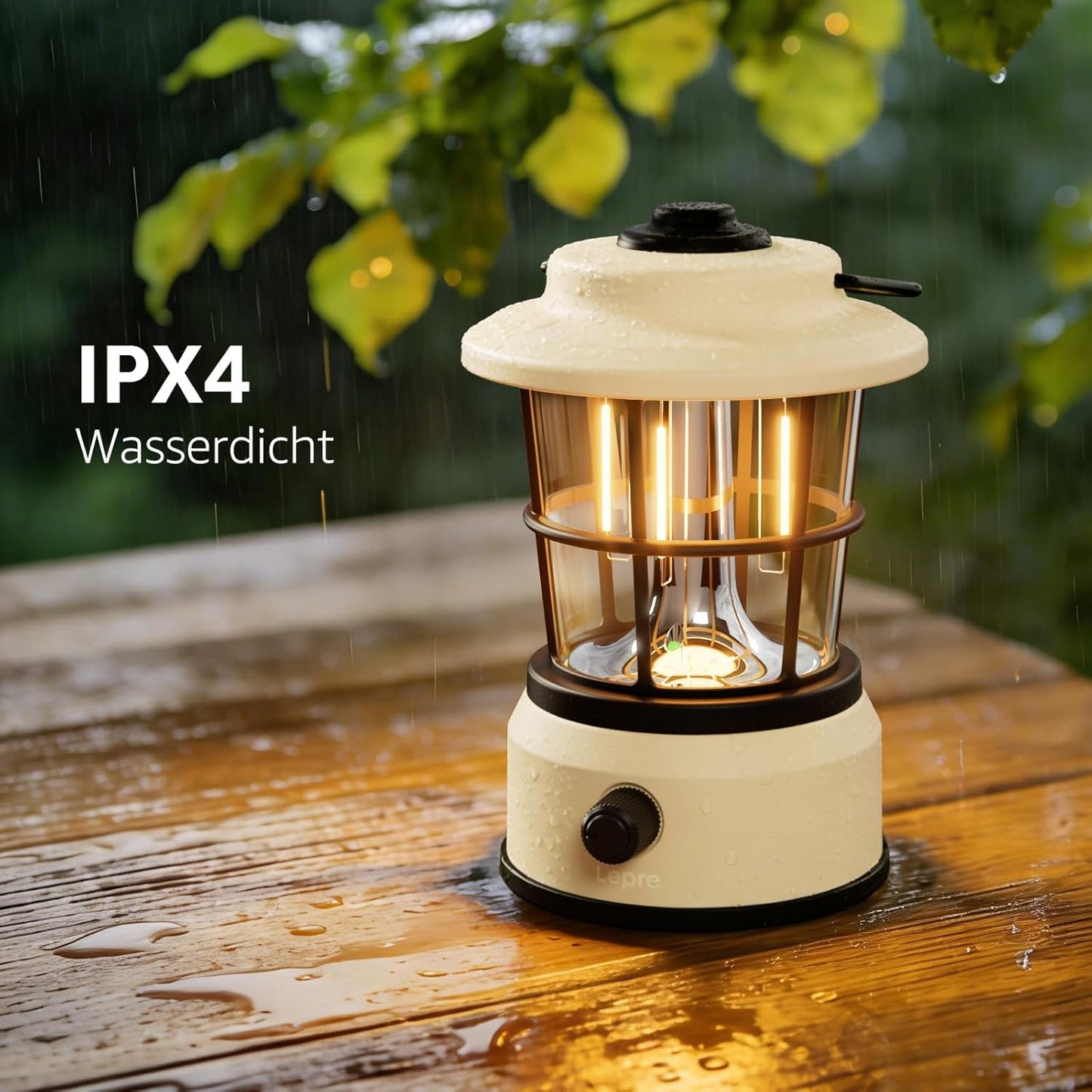 Lepro USB LED Campinglampe Weiß