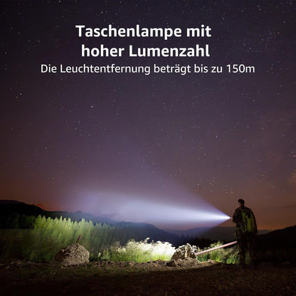 LE LED Taschenlampe Klein, LE1000 Extrem Hell Zoombare Mini Taschenlampen Batteriebetrieben für Kinder, Tragbare Flashlight, Wasserdichte Torch, Handlampe für Camping, Outdoor, Wandern, Notfälle