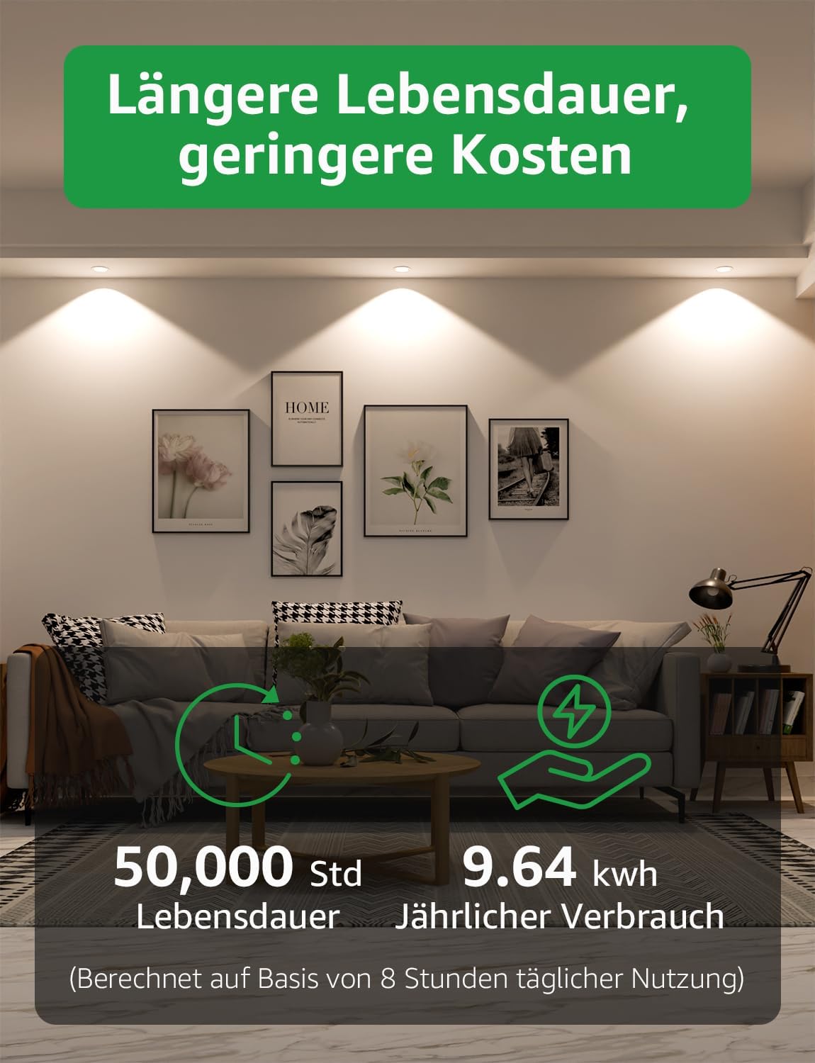 Lepro Energieklasse A GU10 LED Neutralwei? Lampe, 3.3W 4000K 590lm, Nicht Dimmbar Leuchtmittel, Energiesparendes GU 10 LED Spot, 100¡ã Abstrahlwinkel f¨¹r K¨¹che, Badezimmer, Arbeitsfl?che,10 Stuck
