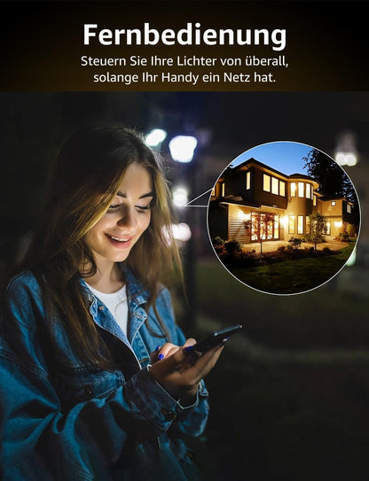 Lepro 4.5W Smart GU10 LED Lampen, Warmweiß und Kaltweiß, Dimmbar LED Leuchtmittel, WLAN LED Birnen, Ersatz für 50W Halogenglühlampe, kompatibel mit Alexa und Google Home, Kein Gateway erforderlich