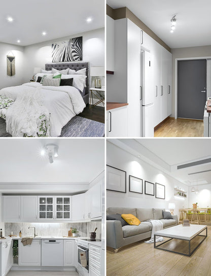 Lepro GU10 LED Kaltwei? Lampe 4.5W, 6500K, 345 Lumen, Ersetzt 50W Lampen, Nicht Dimmbar, 100¡ã Abstrahlwinkel, LED GU10 Kalweiss Reflektor Leuchtmittel, 10er Pack