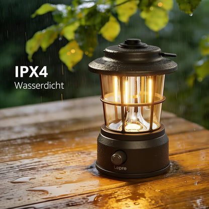 Lepro USB LED Campinglampe Schwarz