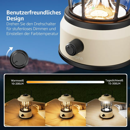 Lepro USB LED Campinglampe Weiß