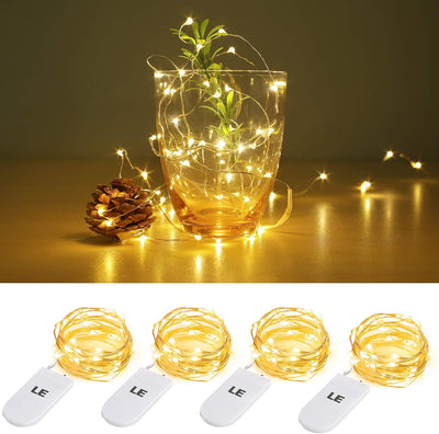 LE 20 LEDs Mini Lichterkette mit Batterie