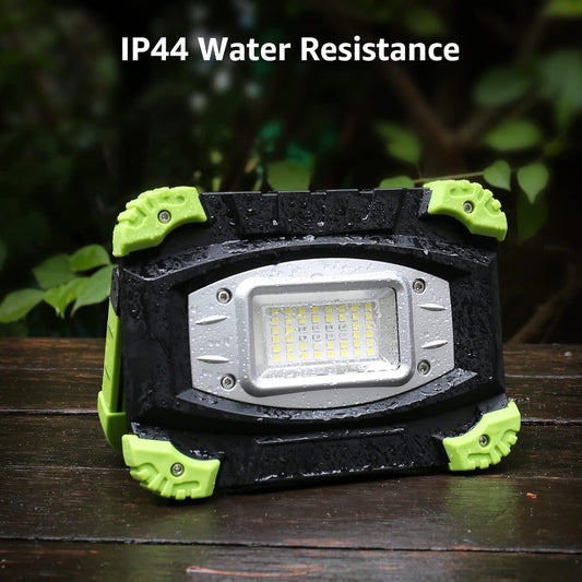 Lepro LED Campinglampe, Tragbares Arbeitsleuchte mit Wiederaufladbarem Integriertem Akku, Camping Lampe 2000 Lumen 20w, Campingleuchte 5 Beleuchtungsmodi, 5200 mAh Powerbank, für den Notfall, Angeln, bei Stromausfälle und mehr