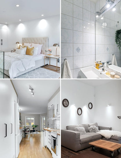 Lepro GU10 LED Kaltwei? Lampe 3.6W, 6500K, 345 Lumen, 38¡ã Spot, CRI>80, Nicht dimmbar, Energiesparend >92%, LED Reflektorlampe, Ersatz f¨¹r 50W Lampen, 10er Pack