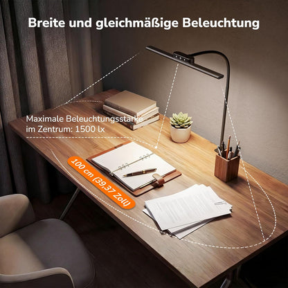 Lepro 11W Schreibtischlampe Dimmbar Black