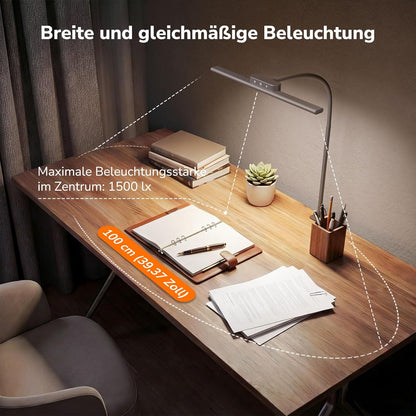 Lepro 11W Schreibtischlampe Dimmbar Grey
