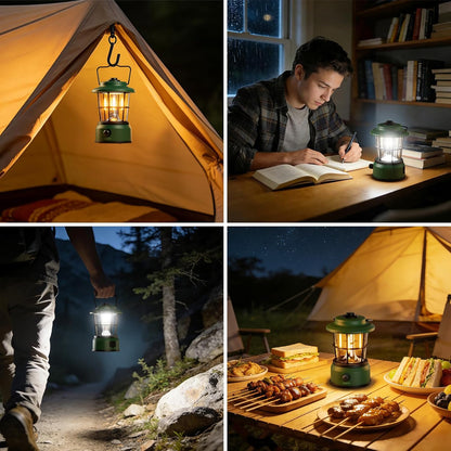 Lepro USB LED Campinglampe Grün