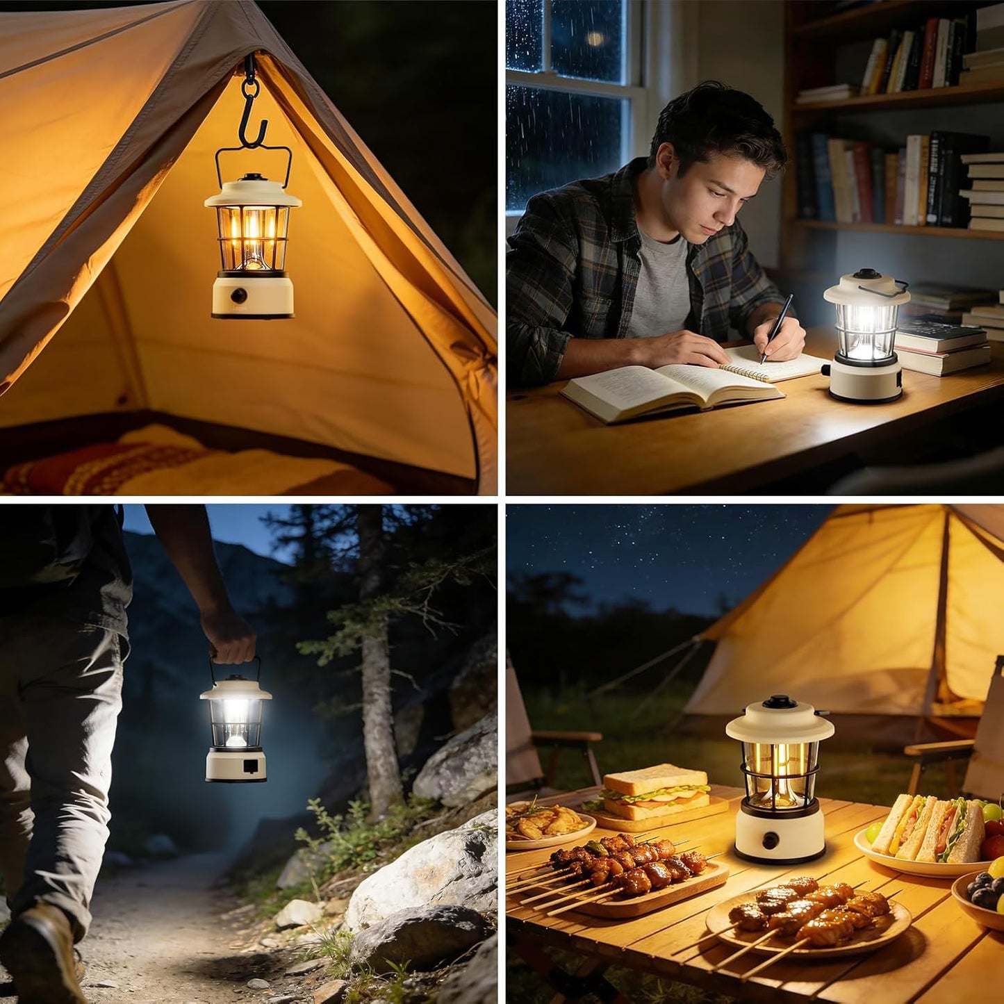 Lepro USB LED Campinglampe Weiß
