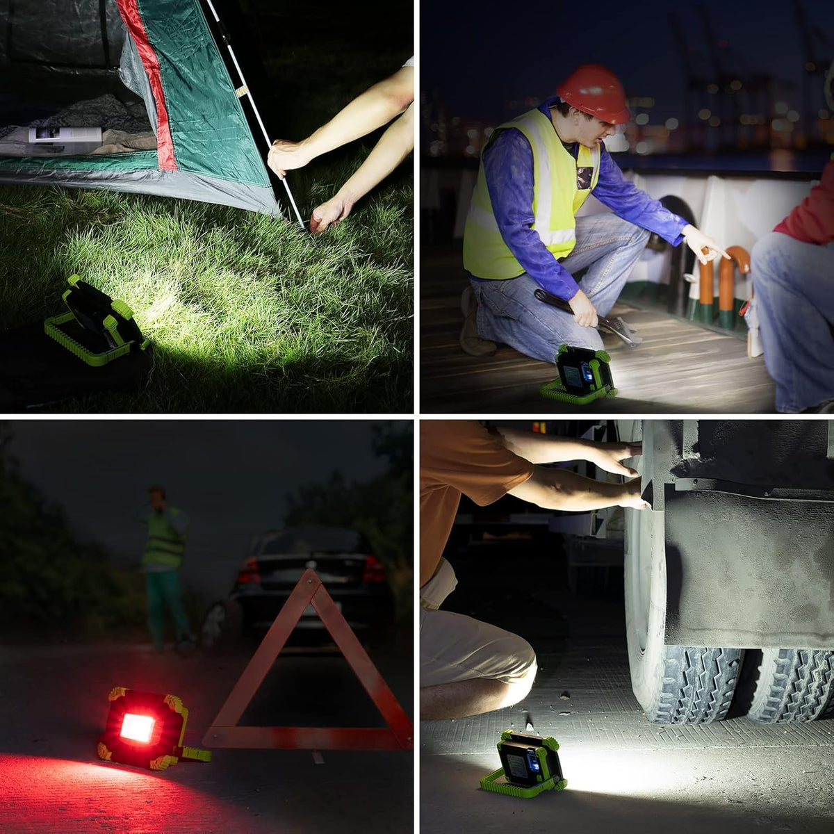 Lepro LED Campinglampe, Tragbares Arbeitsleuchte mit Wiederaufladbarem Integriertem Akku, Camping Lampe 2000 Lumen 20w, Campingleuchte 5 Beleuchtungsmodi, 5200 mAh Powerbank, für den Notfall, Angeln, bei Stromausfälle und mehr