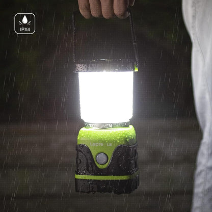 LE LED Campinglampe, Ultra Hell 1000 Lumen, 4 Leuchtmodi Dimmbar Suchscheinwerfer, Batteriebetrieben Notfallleuchte für Stromausfällen, Wandern, Notfall, Ausfälle und so weiter, 2 Stück